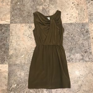 Robert Rodriguez green drape dress